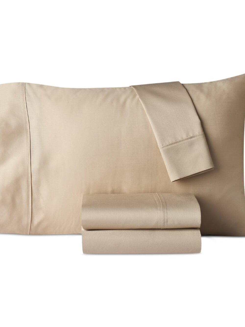 Heritage Home 800-Thread Count Cotton-Blend KING TAN